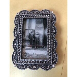 Mini Antique Photograph Vintage Photo Of 2 Kids 3” Boys